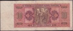 3.Emisyon 10 Lira A10 086362 Çok Temiz ( Tamirli )