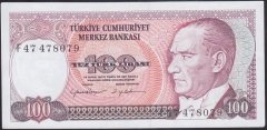 7.EMİSYON 2.TERTİP 100 LİRA F47 478079 ÇİLALTI ÇİL
