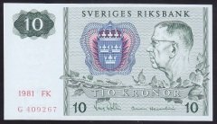 ISVEÇ 10 KRON 1981 ÇİL