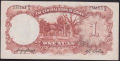 Çin 1 Yuan 1936 Çok Çok Temiz+ Pick 212
