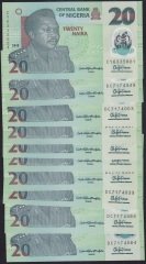 NİJERYA 20 NAİRA 2015 ÇİL POLYMER ( 10 ADET)