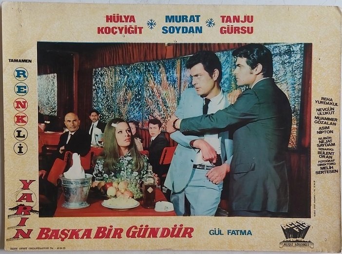 Yarın Başka Bir Gündür - Hülya Koçyiğit - Murat Soydan - Tanju Gürsu - Lobi Kartı 7