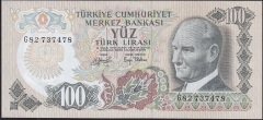 6.Emisyon 2.Tertip 100 Lira G82 737478 Ççt Çilaltı