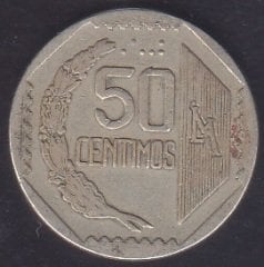 Peru 50 Centimos 1991