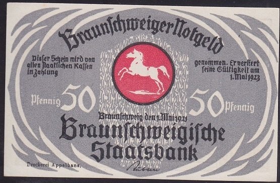 ALMANYA 50 PFENNİNG 1923 ÇİL