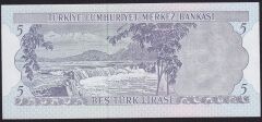 6.Emisyon 2.Tertip 5 Lira K69 298890 Çil