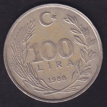 1988 Yılı 100 Lira