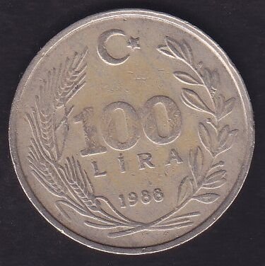 1988 Yılı 100 Lira