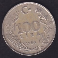 1988 Yılı 100 Lira