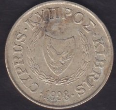 KIBRIS 10 CENT 1998