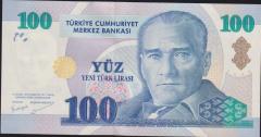 8.Emisyon 100 YTL C46 399017 Çil