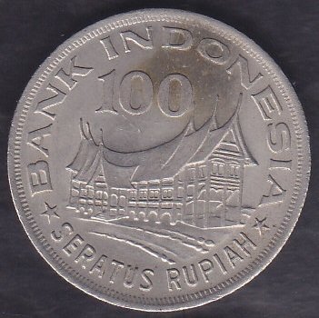 Endonezya 100 Rupi 1978