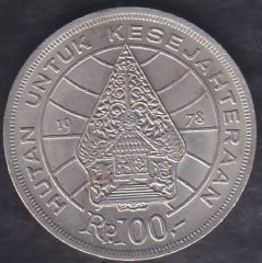 Endonezya 100 Rupi 1978