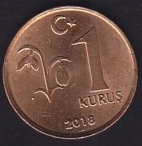 2018 Yılı 1 Kuruş Çilaltı Çil