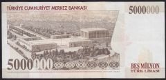 7.Emisyon 5 000 000 Lira G23 336226 Çok Temiz+