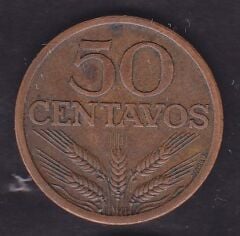 Portekiz 50 Centavos 1970
