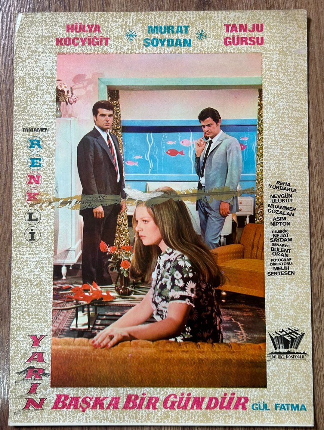 Yarın Başka Bir Gündür - Hülya Koçyiğit - Murat Soydan - Tanju Gürsu - Lobi Kartı