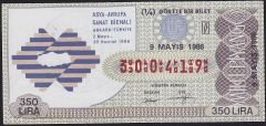 1986 9 Mayıs Çeyrek Bilet - N Serisi