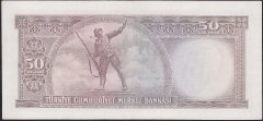 5.EMİSYON 7.TERTİP 50 LİRA O68 008913 ÇÇT + ( DÜZLEME VAR )
