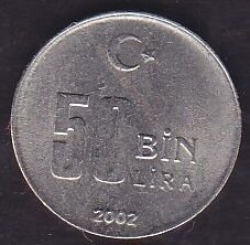 2002 Yılı 50 Bin Lira