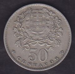 Portekiz 50 Centavos 1962