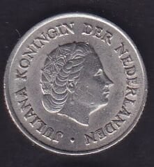 Hollanda 25 Cent 1964