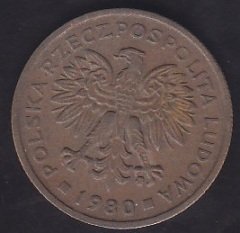 POLONYA 2 ZLOTE 1980