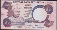 Nijerya 5 Naira 2005 ÇİL Pick 24i
