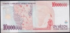 7.Emisyon 10 000 000 Lira D06 506857 Temiz