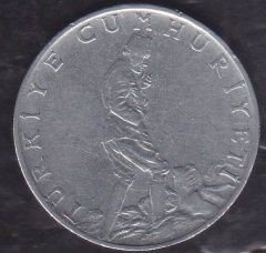 1970 Yılı 2.5 Lira Ters