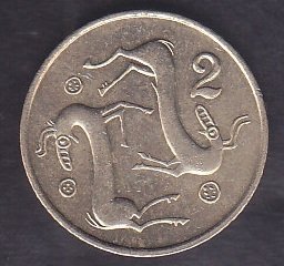 KIBRIS 2 CENT 1983