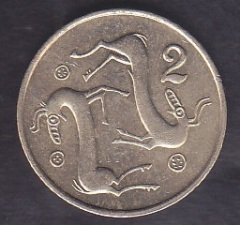 KIBRIS 2 CENT 1983