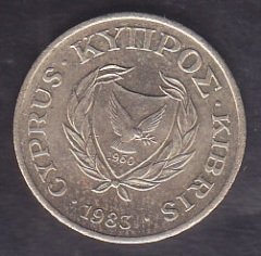 KIBRIS 2 CENT 1983