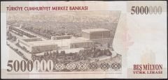 7.Emisyon 5 000 000 Lira H50 693184 Çok Temiz+