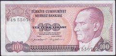 7.EMİSYON 2.TERTİP 100 LİRA D48 550702 ÇÇT
