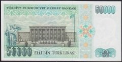 7.EMİSYON 1.TERTİP 50000 LİRA A65 134262 ÇÇT +