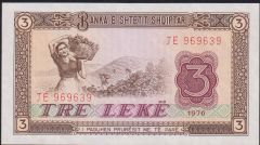 Arnavutluk 3 Leke 1976 Çilaltı Çil