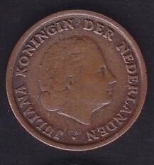 Hollanda 1 Cent 1953