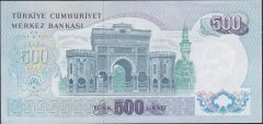 6.Emisyon 2.Tertip 500 Lira M49 211535 Çilaltı Çil