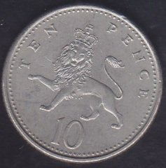 İNGİLTERE 10 PENCE 1992
