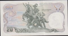 Tayland 20 Baht 1981 Çil Pick 88 ( 1111 )