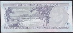 6.Emisyon 2.Tertip 5 Lira H83 172091 Çilaltı Çil