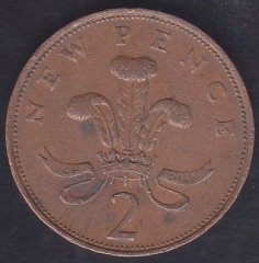 İNGİLTERE 2 PENCE 1977