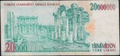 7.Emisyon 20 000 000 Lira E71 647551 Çok Temiz