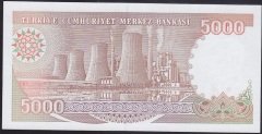 7.EMİSYON 4.TERTİP 5000 LİRA G80 637198 ÇİL