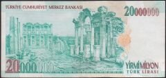 7.Emisyon 20000000 Lira D41 631181 Çok Temiz+