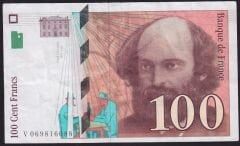 Fransa 100 Frank 1998 Çok Temiz+