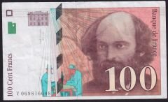 Fransa 100 Frank 1998 Çok Temiz+