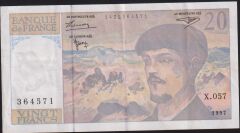 Fransa 20 Frank 1997 Çok Temiz+