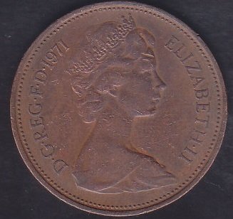 İNGİLTERE 2 PENCE 1971